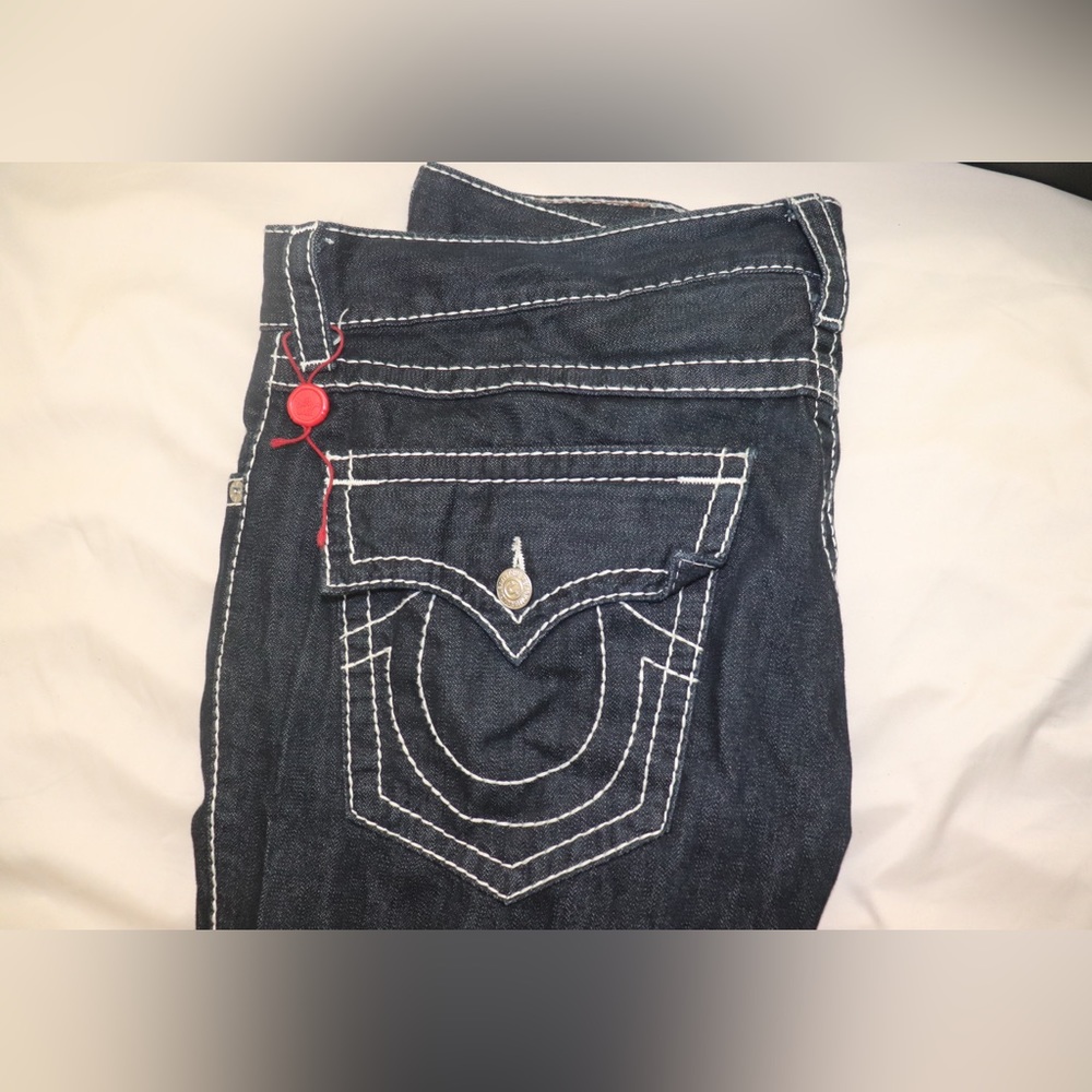 True religion slim fit jeans (dark blue)